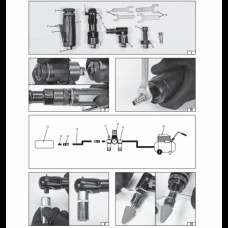 Unealta 3 in 1 actionata pneumatic Yato YT-09860..